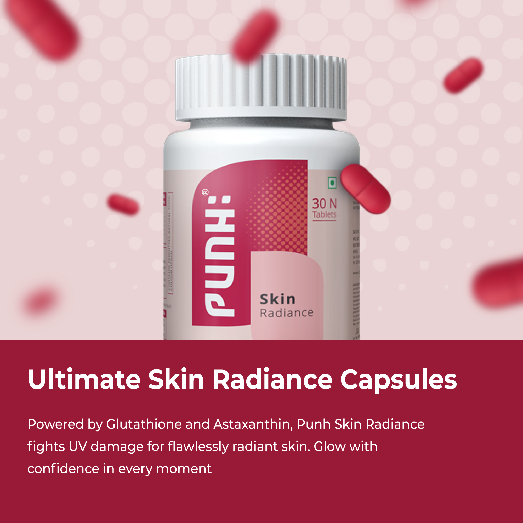 skin radiance glutathione Punh Skin Radiance Tablets with Glutathione & Vitamins | For Healthy &  Bright Skin (30 Each): Buy combo pack of 3.0 bottles at best price in India