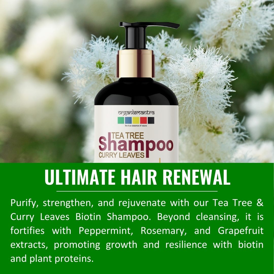 Organix Mantra Tea Tree Shampoo Curry Leaves: Buy pump bottle of